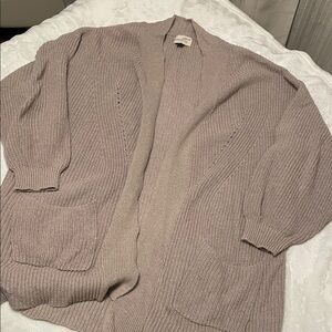 Universal Thread Beige Knit Oversized Sweater